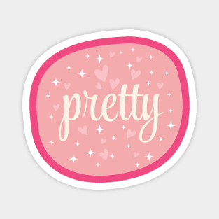 Pretty word design Magnet