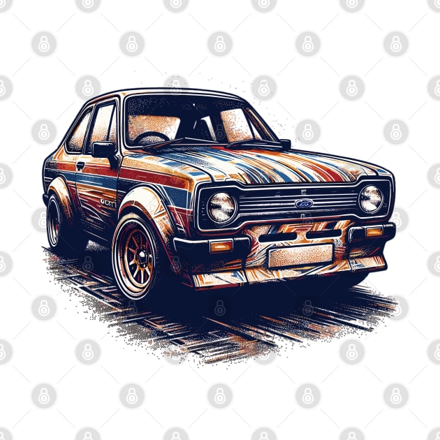 Ford Escort by Vehicles-Art