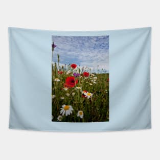 English Wild Flowers Tapestry