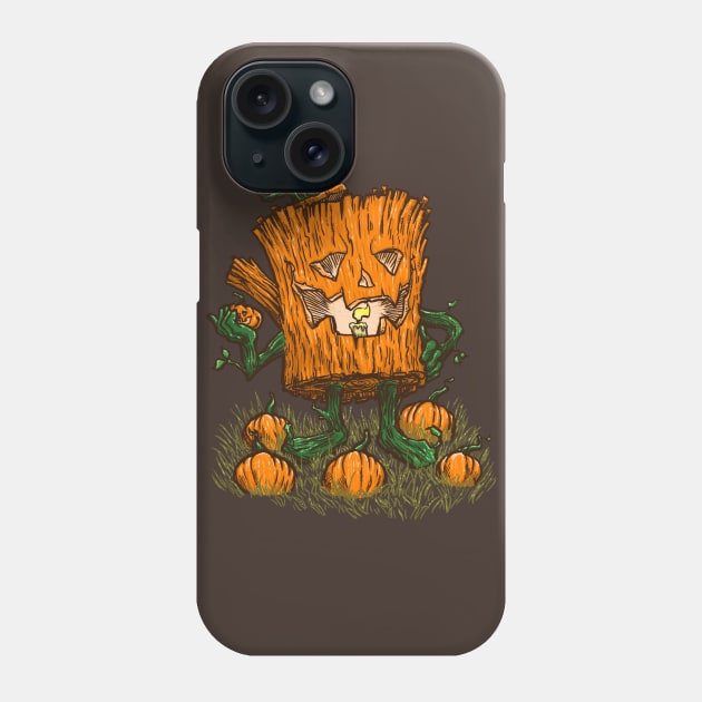 The Pumpkin Log Phone Case by nickv47