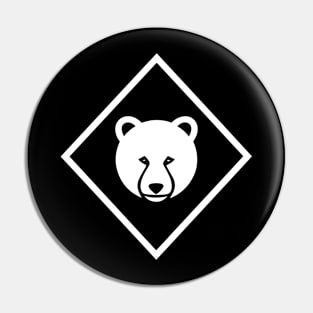 Bear Head – Papa & Mama Bear – Logo Style Pin