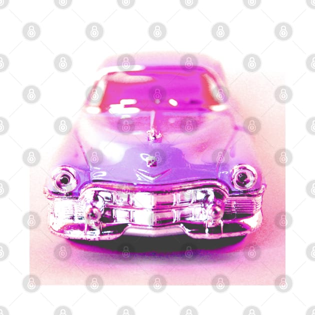 Pink Toy Car by Art of V. Cook