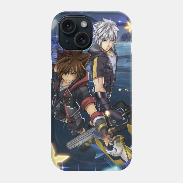 Sora and Riku KH3 Phone Case by BlazeManga