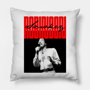 Smokey Robinson -- Aesthetic Fan Art Design Pillow