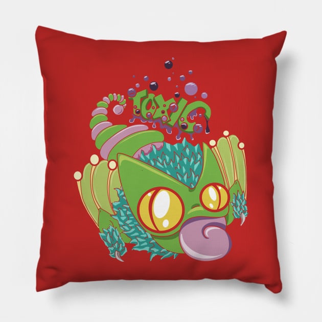 pukei pukei Pillow by paintchips