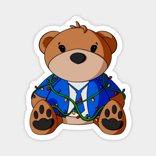 Christmas Vacation Teddy Bear Magnet