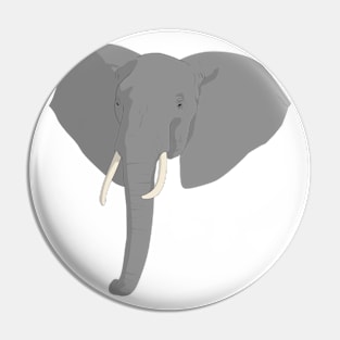 Elephant Head Pin