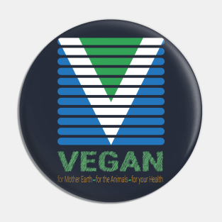 Go Vegan Pin