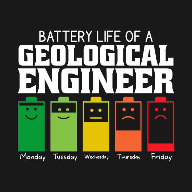 Battery Life Of A Geological Engineer by Stay Weird