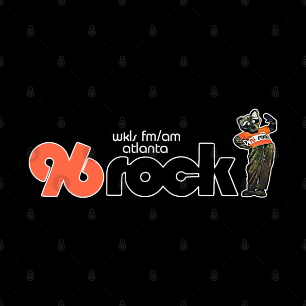 WKLS 96 Rock Atlanta Rocky Raccoon by RetroZest