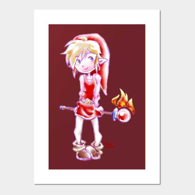Red Link Legend Of Zelda Four Swords Manga Anime Cute Kawaii Fan