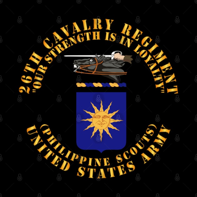 COA - 26th Cavalry Regiment (Philippine Scouts)  - Our Strength by twix123844