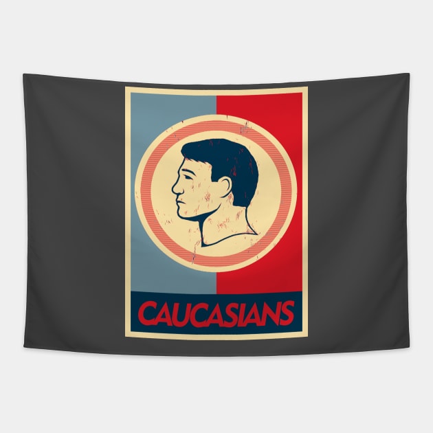 Caucasians Tapestry by Girladies Artshop