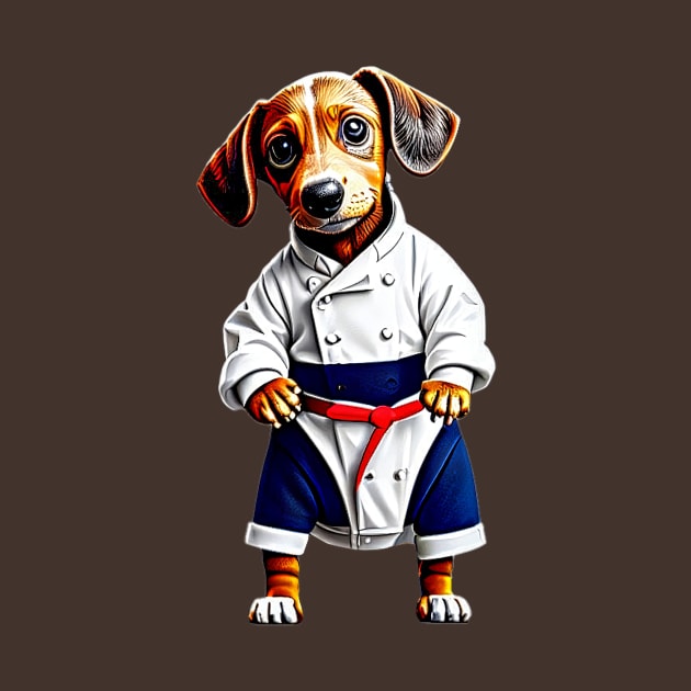 Whisk Up Some Fun with a Dachshund Chef Tee by fur-niche