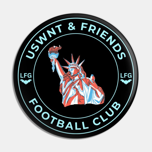 NJ NY Gotham Soccer USWNT and Friends Shirt Pin by Shine Threads