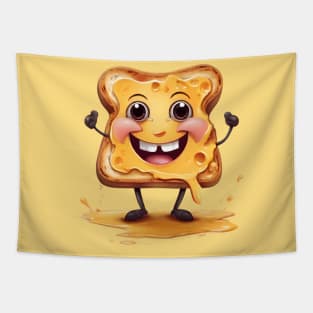 Cheesy Chuckle Toast Tapestry