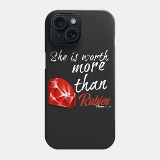 Proverbs 31:10 Woman - Virtuous Phone Case