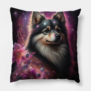 Captivating Finnish Lapphund Pillow