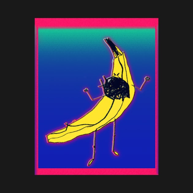 Neon Angry Banana by AngryFruit