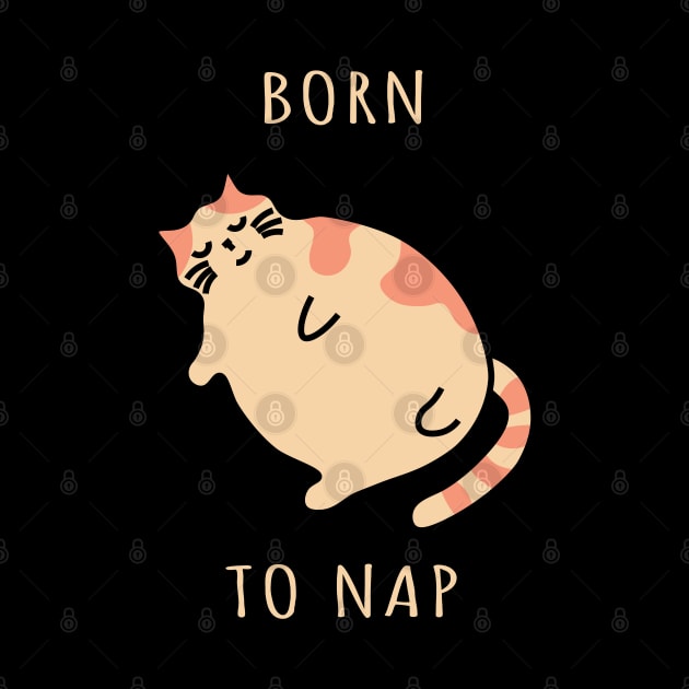 Chonky cat. Born to nap kitten. Sleeping kitty by strangelyhandsome