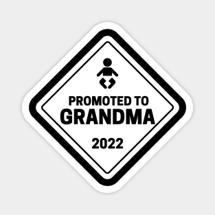 Promoted to Grandma Baby Announcement Magnet