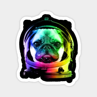 Astronaut Pug Magnet