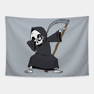 Funny Dabbing Grim Reaper Tapestry