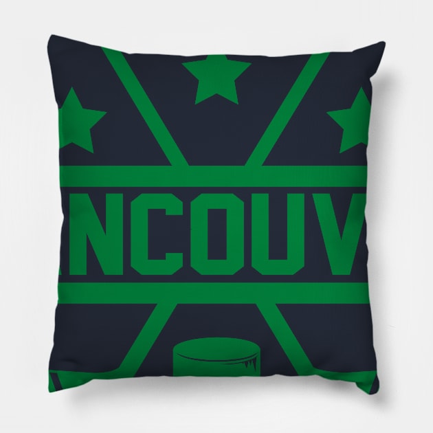 Vancouver Hockey Pillow by CasualGraphic