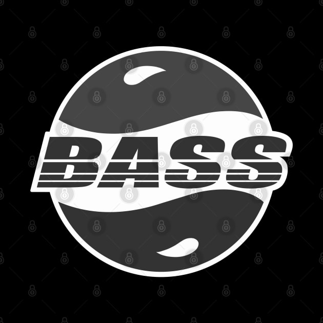 Bass Logo Black and White by adamprovance