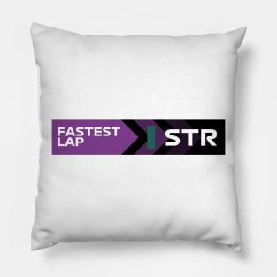 Lance Stroll Fastest Lap F1 Pillow