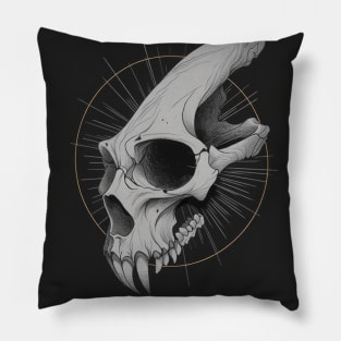 Sketch of an Alien Skeleton Pillow