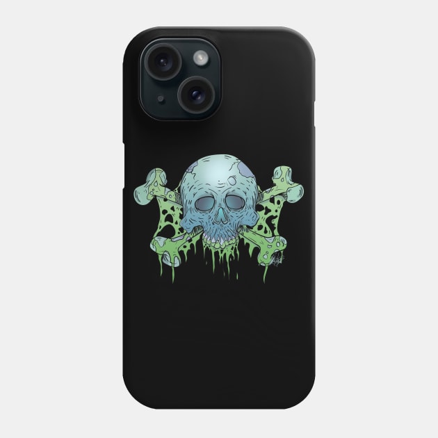 Death comes Ripping Phone Case by schockgraphics