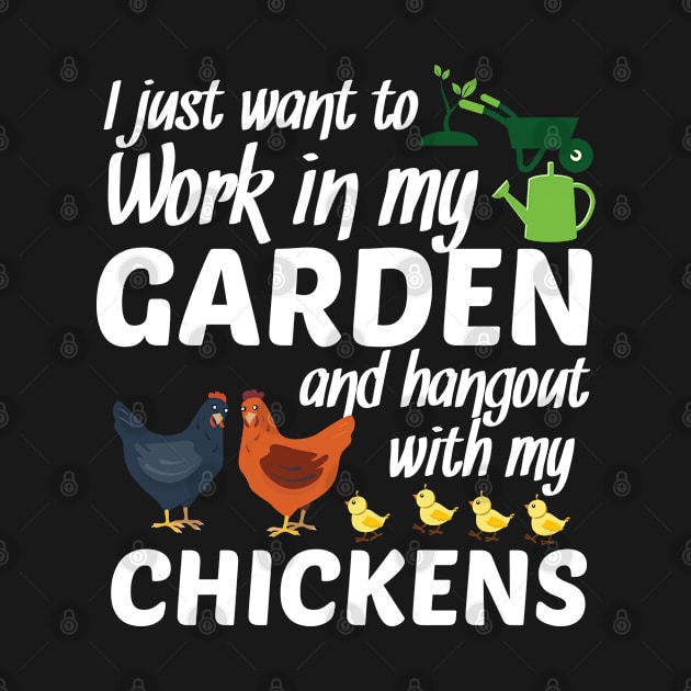 Gardener Chicken Lover Gardening Gift by FamiLane