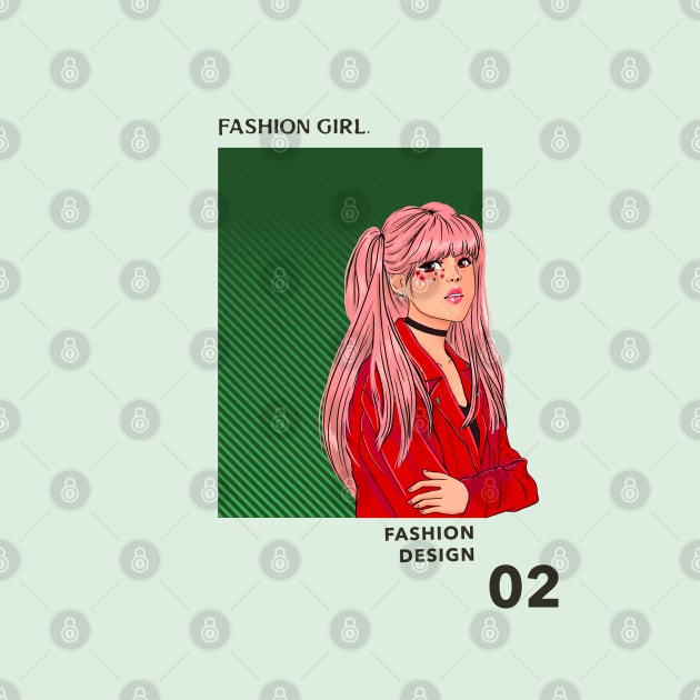 Fashion Girl Fashion Design 02 by DAGHO