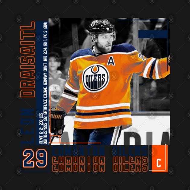 Leon Draisaitl Paper Poster by art.Hamdan