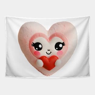 Cute Chibi Heart 01 Tapestry