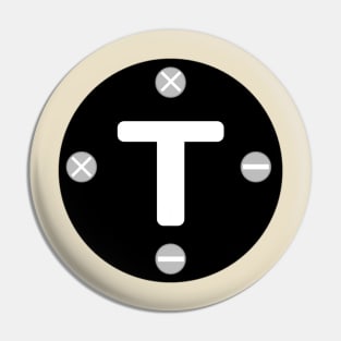 Letter T Pin