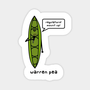 warren pea Magnet