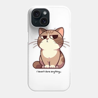 Mischevious cat Phone Case