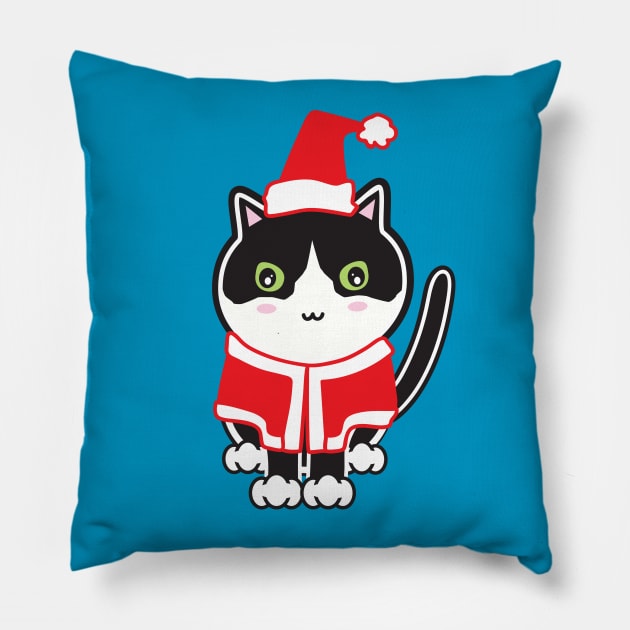 Santa Claws Pillow by KimonoKat