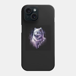 Sparkling Samoyed Puppy Phone Case