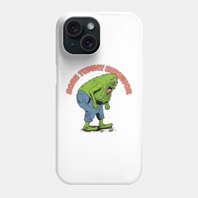 Sore Tummy Survivor Phone Case by DankFutura