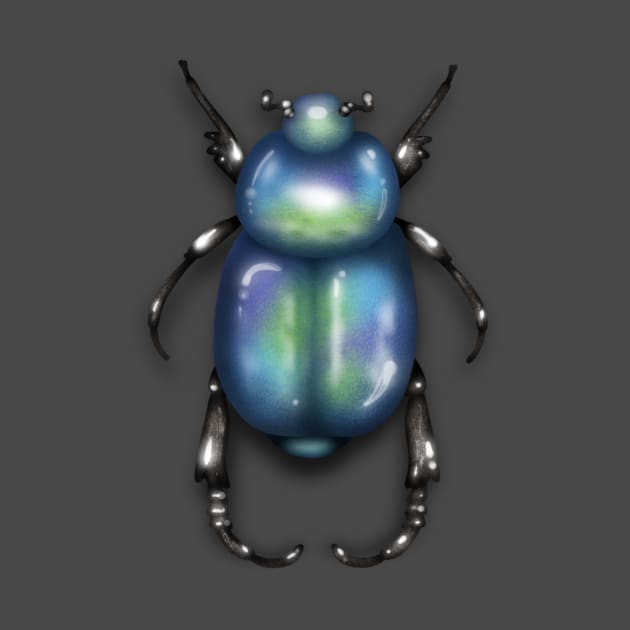 Scarab beetle by meganther0se