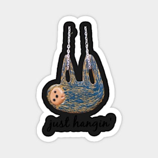 just hangin' sloth Magnet