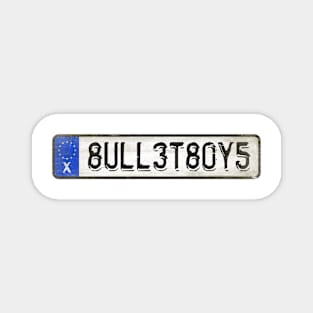 BulletBoys - License Plate Magnet