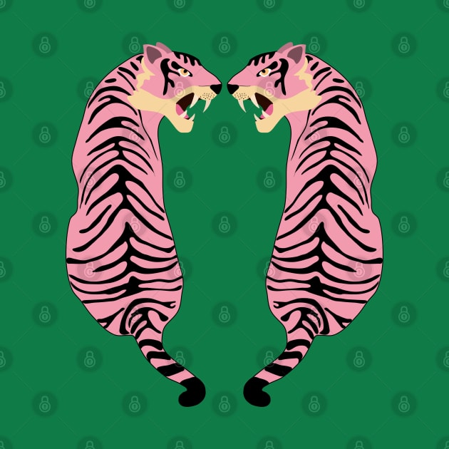 Pink tigers by grafart