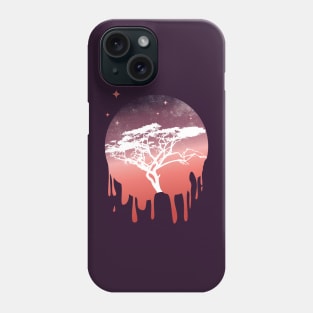 Sunset Savannah Acacia Tree Phone Case