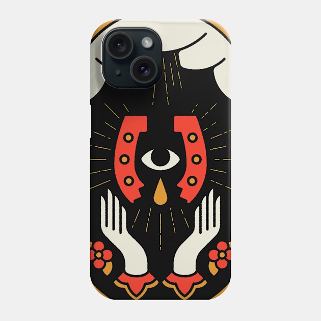 Blessed With Bad Luck Phone Case by mortarmade