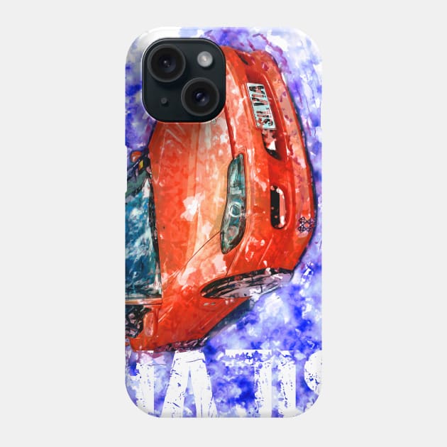 Nissan Silvia - Watercolour Phone Case by hogartharts