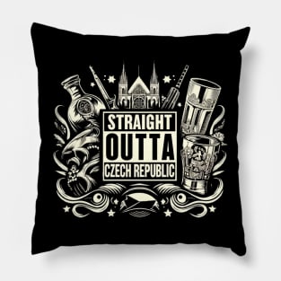 Straight Outta Czech Republic Pillow